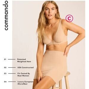 NWT Commando Classic Half Slip in Nude Size L/XL